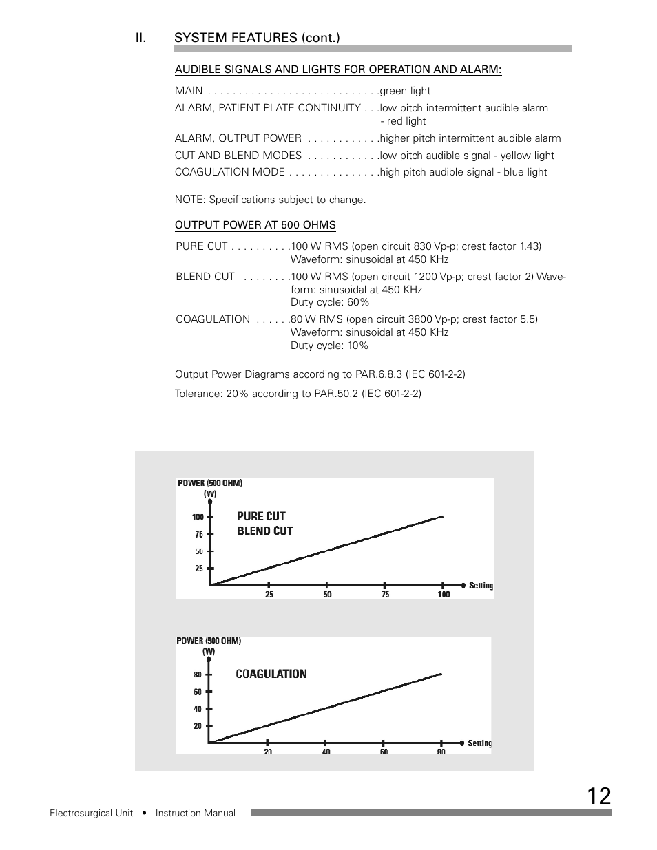 Welch Allyn Electrosurgical Unit - User Manual User Manual | Page 13 / 24