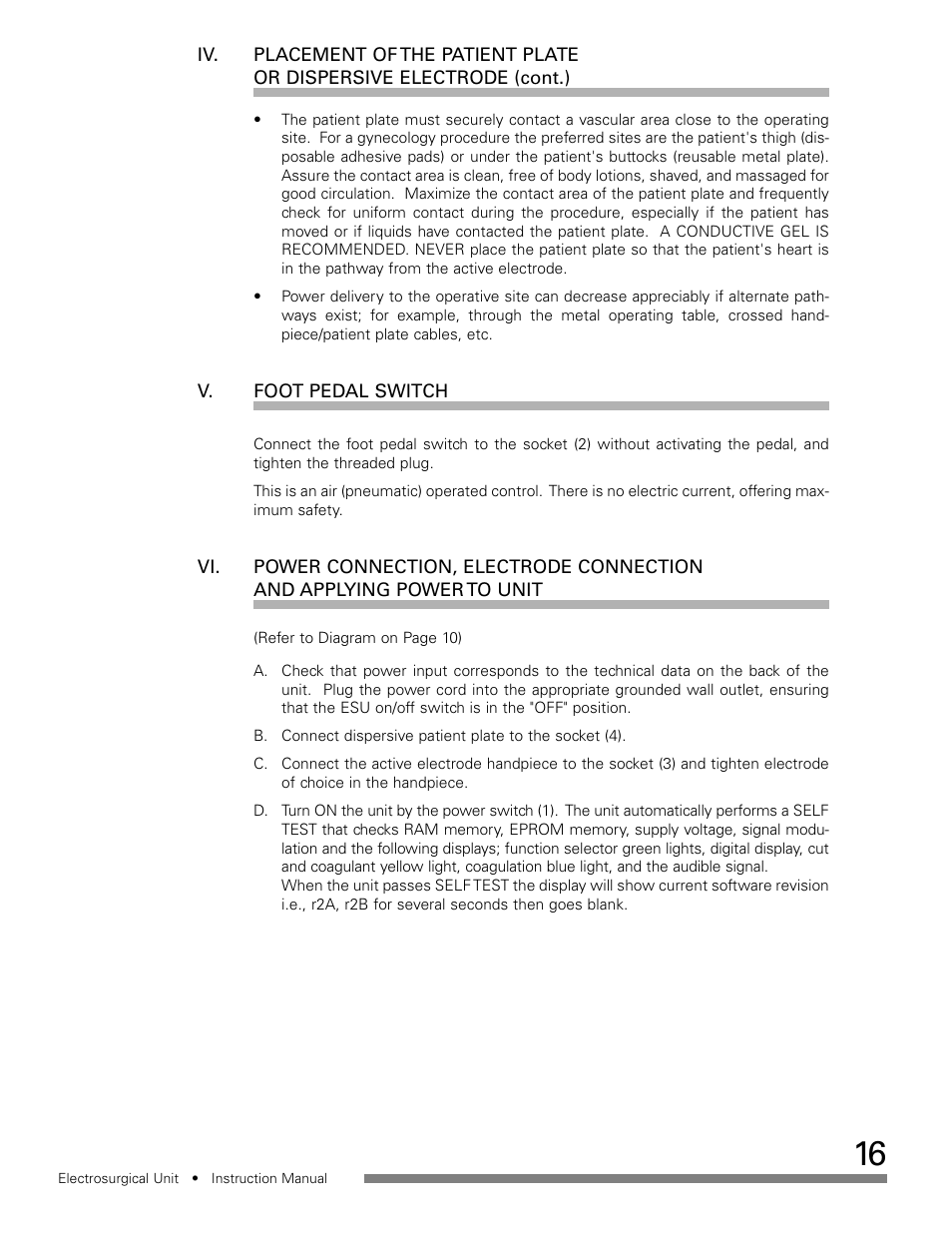 Welch Allyn Electrosurgical Unit - User Manual User Manual | Page 17 / 24