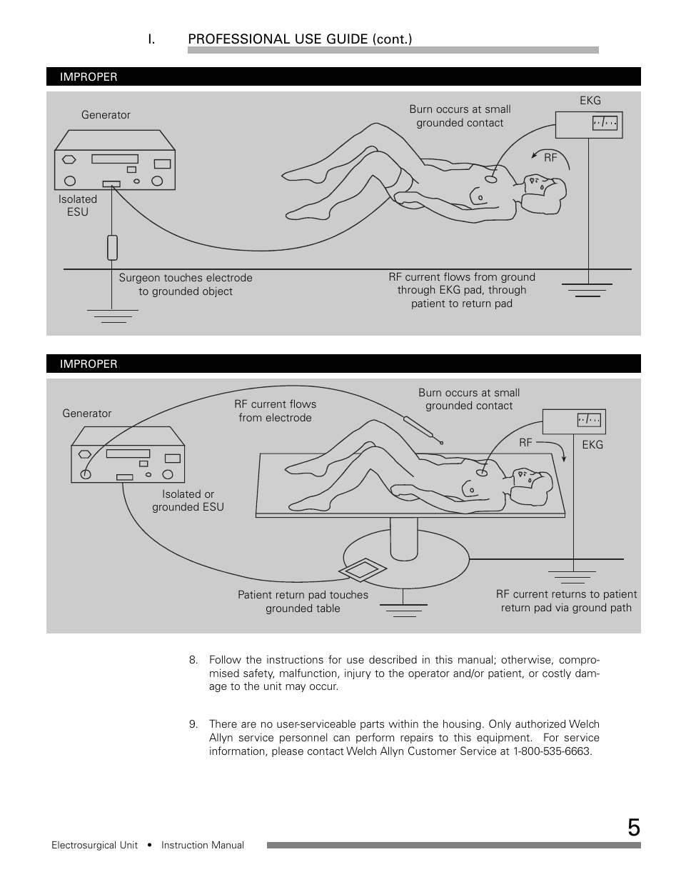 Welch Allyn Electrosurgical Unit - User Manual User Manual | Page 6 / 24