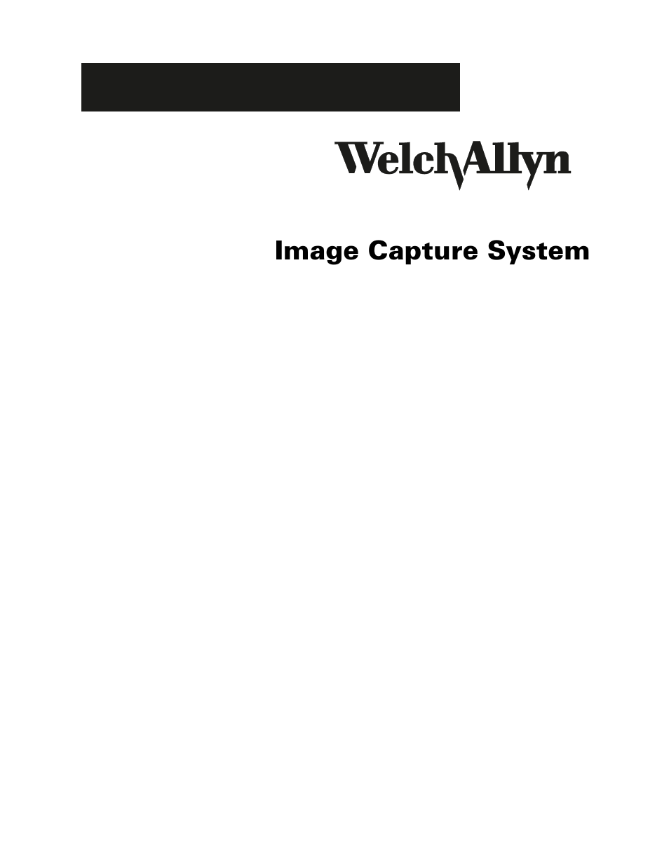 Welch Allyn Image Capture System - User Manual User Manual | 50 pages
