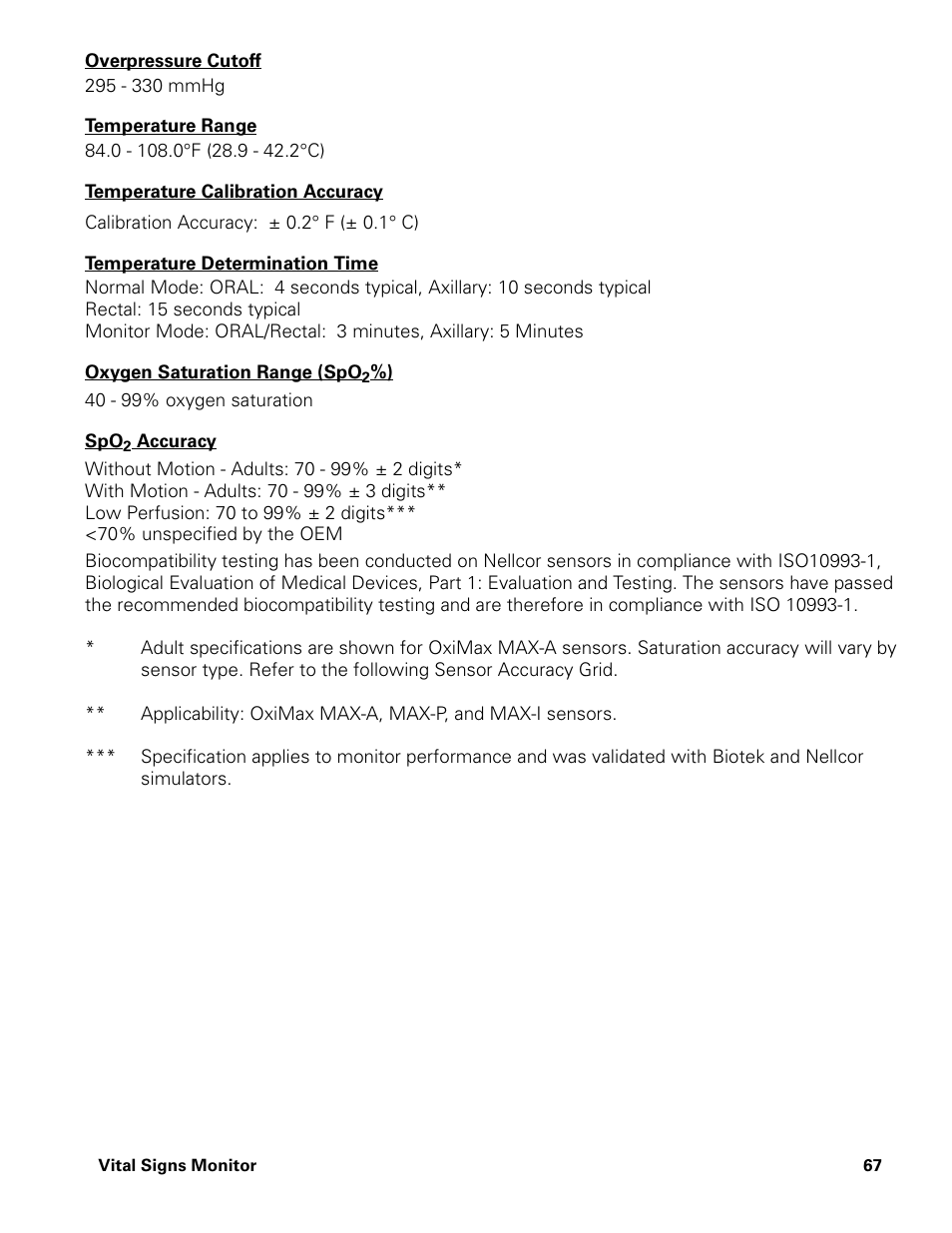 Welch Allyn Vital Signs Monitor - User Manual User Manual | Page 73 / 78