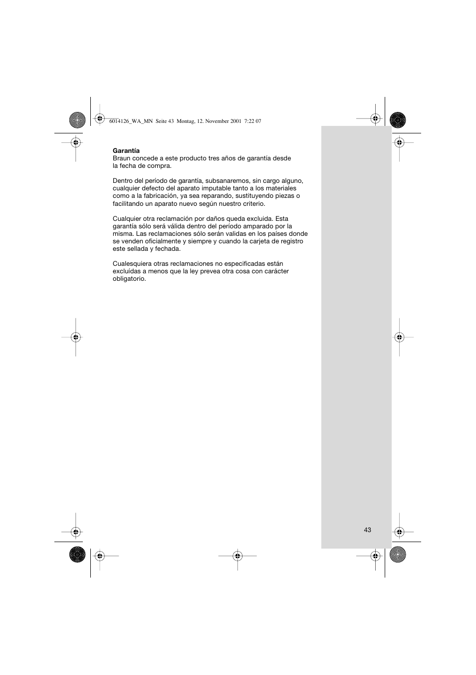 Welch Allyn PRO 3000 Braun ThermoScan - User Manual User Manual | Page 43 / 63