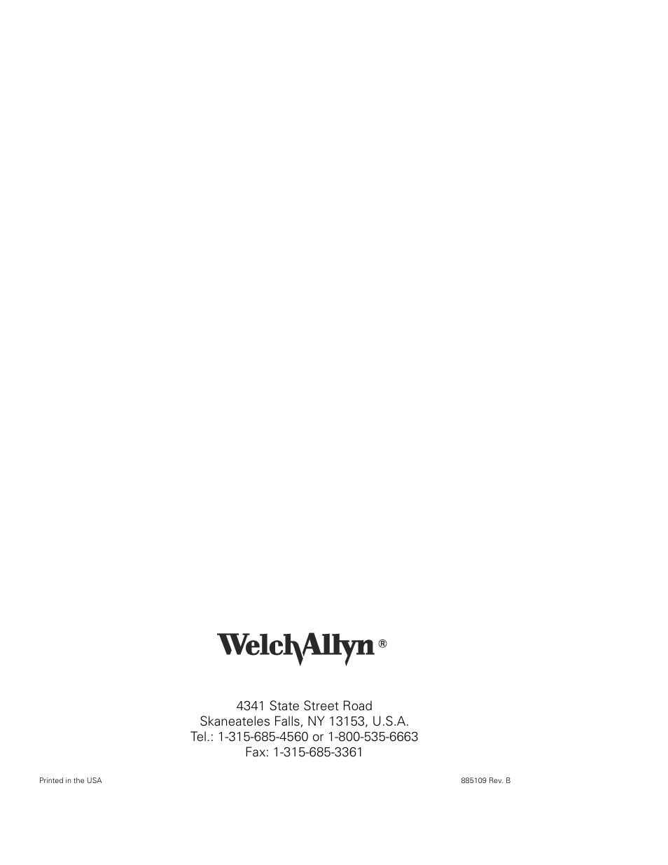 Welch Allyn Vital Signs Monitor, Mounting Accessories - User Manual User Manual | Page 16 / 16