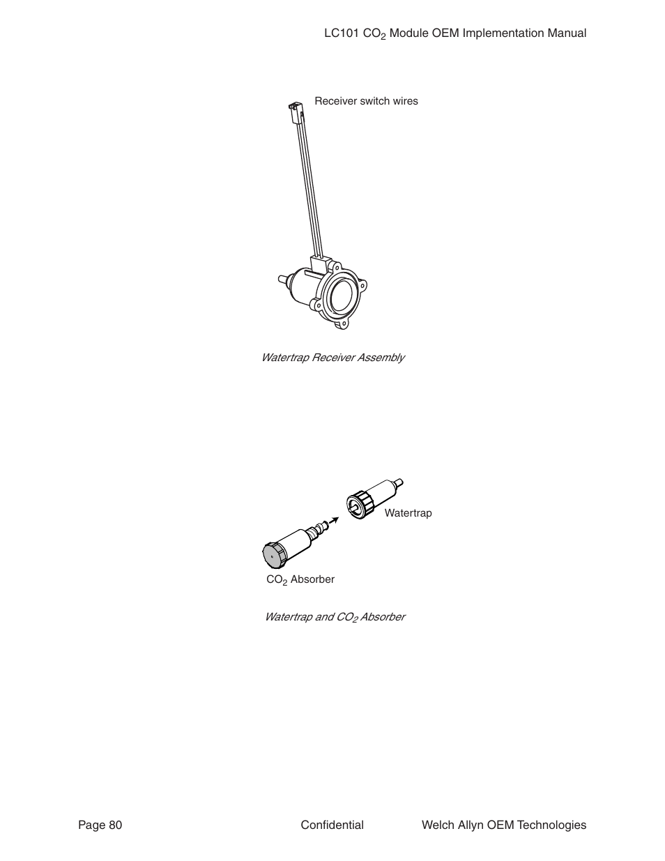 Welch Allyn LC101 CO2 Module  - User Manual User Manual | Page 80 / 98