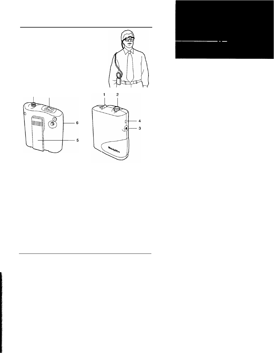Power sources, Portable power source, Features | Specifications, Power sources (portable and direct plug-in) | Welch Allyn LumiView Portable Binocular Microscope - User Manual User Manual | Page 16 / 84