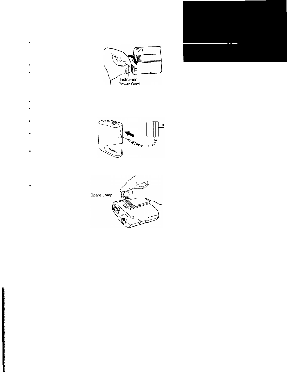 Connecting instrument, Recharging, Accessing | Welch Allyn LumiView Portable Binocular Microscope - User Manual User Manual | Page 17 / 84