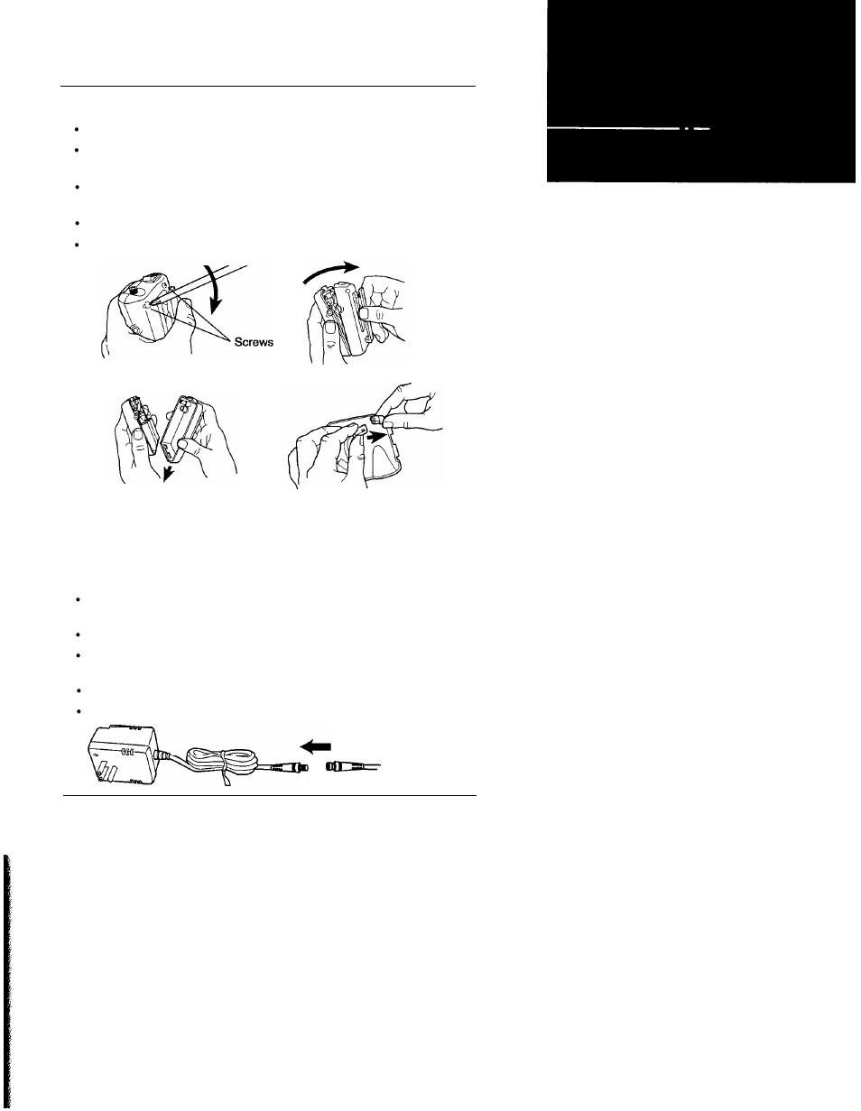 Battery replacement, Direct plug-in, Direct plug-in transformer | Welch Allyn LumiView Portable Binocular Microscope - User Manual User Manual | Page 18 / 84
