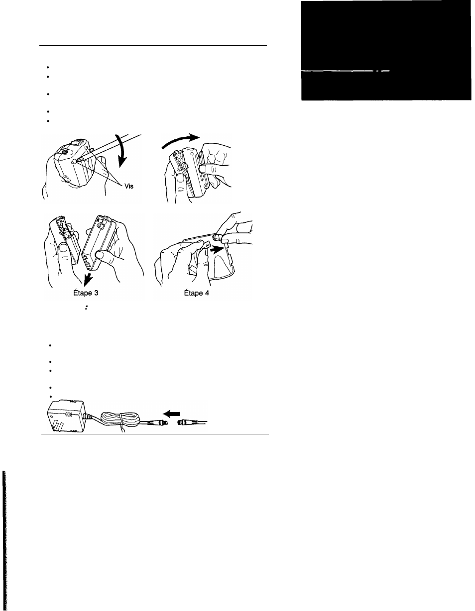 Remplacement de la batterie, Transformateur direct enfichable | Welch Allyn LumiView Portable Binocular Microscope - User Manual User Manual | Page 35 / 84