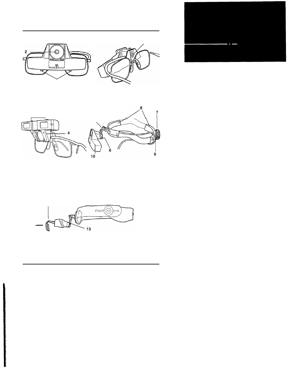 Description of controls | Welch Allyn LumiView Portable Binocular Microscope - User Manual User Manual | Page 8 / 84