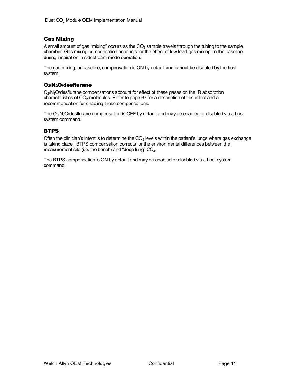 Welch Allyn Duet CO2 Module - User Manual User Manual | Page 11 / 99
