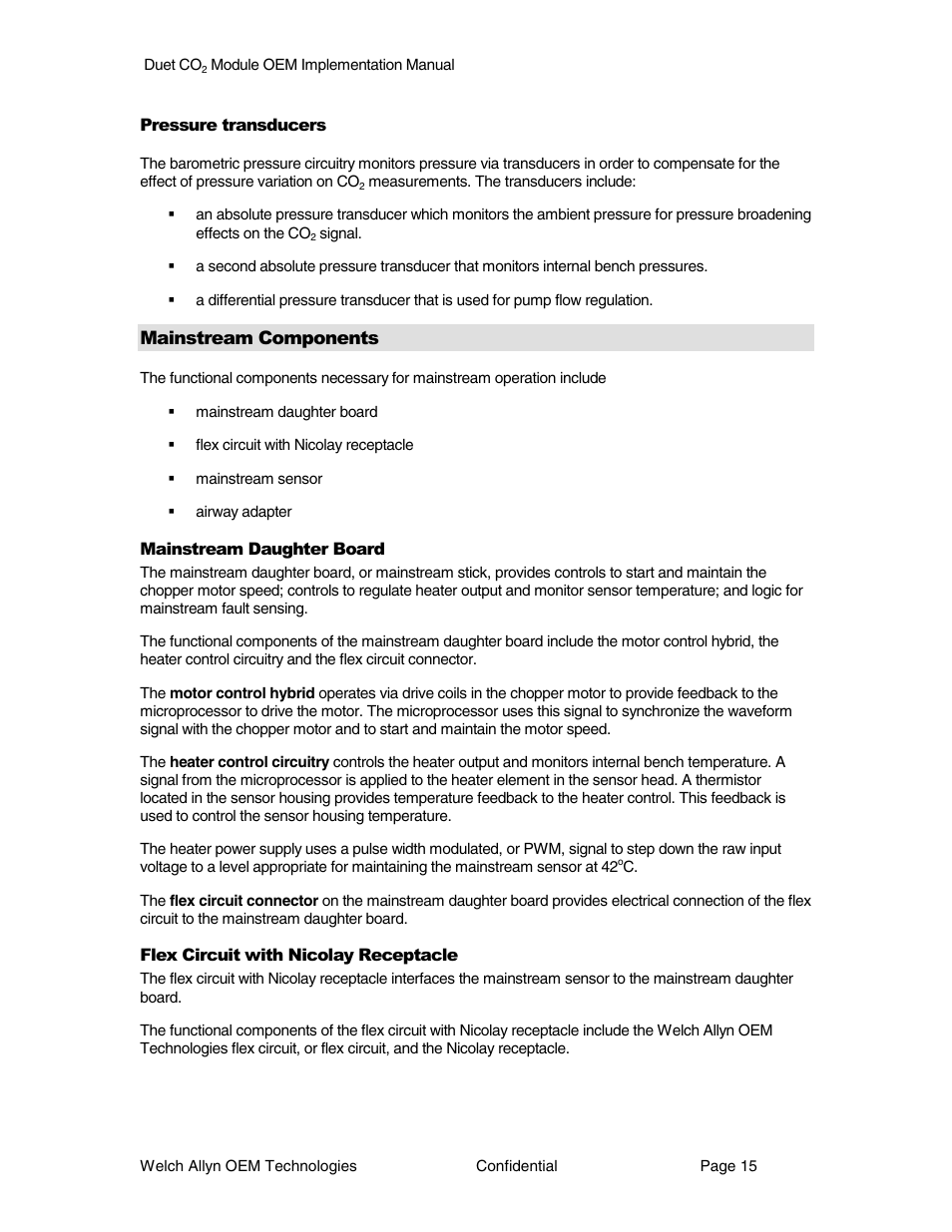 Welch Allyn Duet CO2 Module - User Manual User Manual | Page 15 / 99