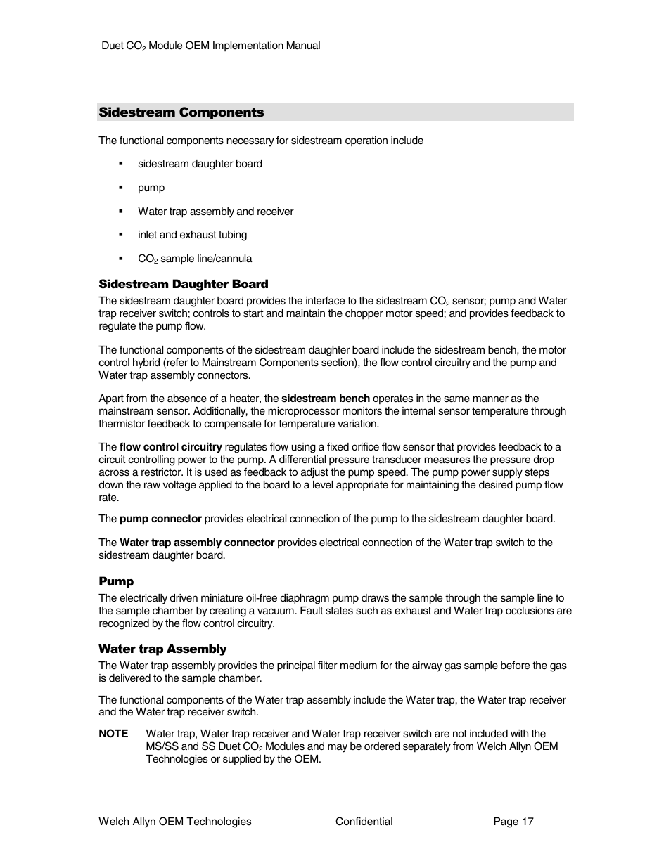 Welch Allyn Duet CO2 Module - User Manual User Manual | Page 17 / 99