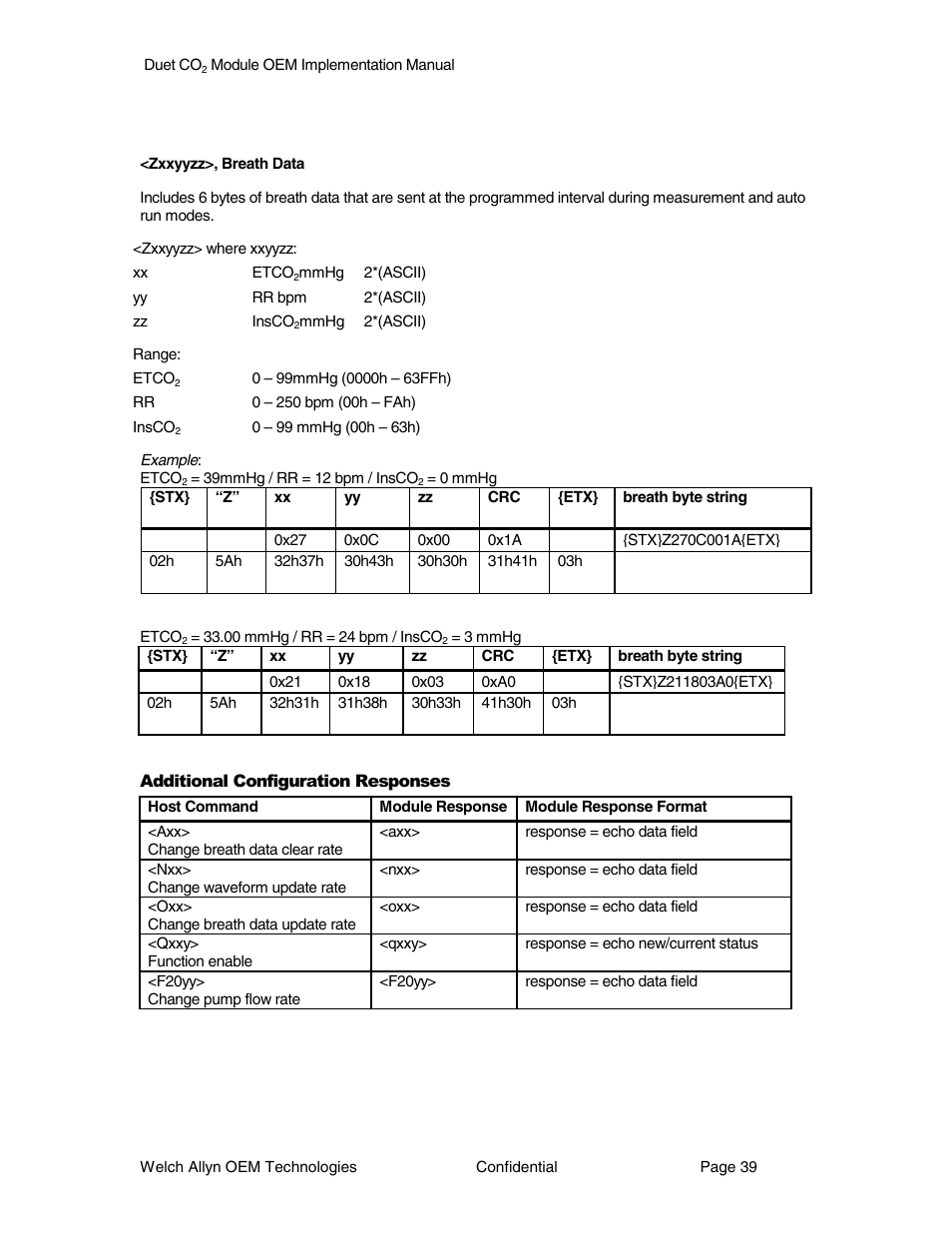 Welch Allyn Duet CO2 Module - User Manual User Manual | Page 39 / 99