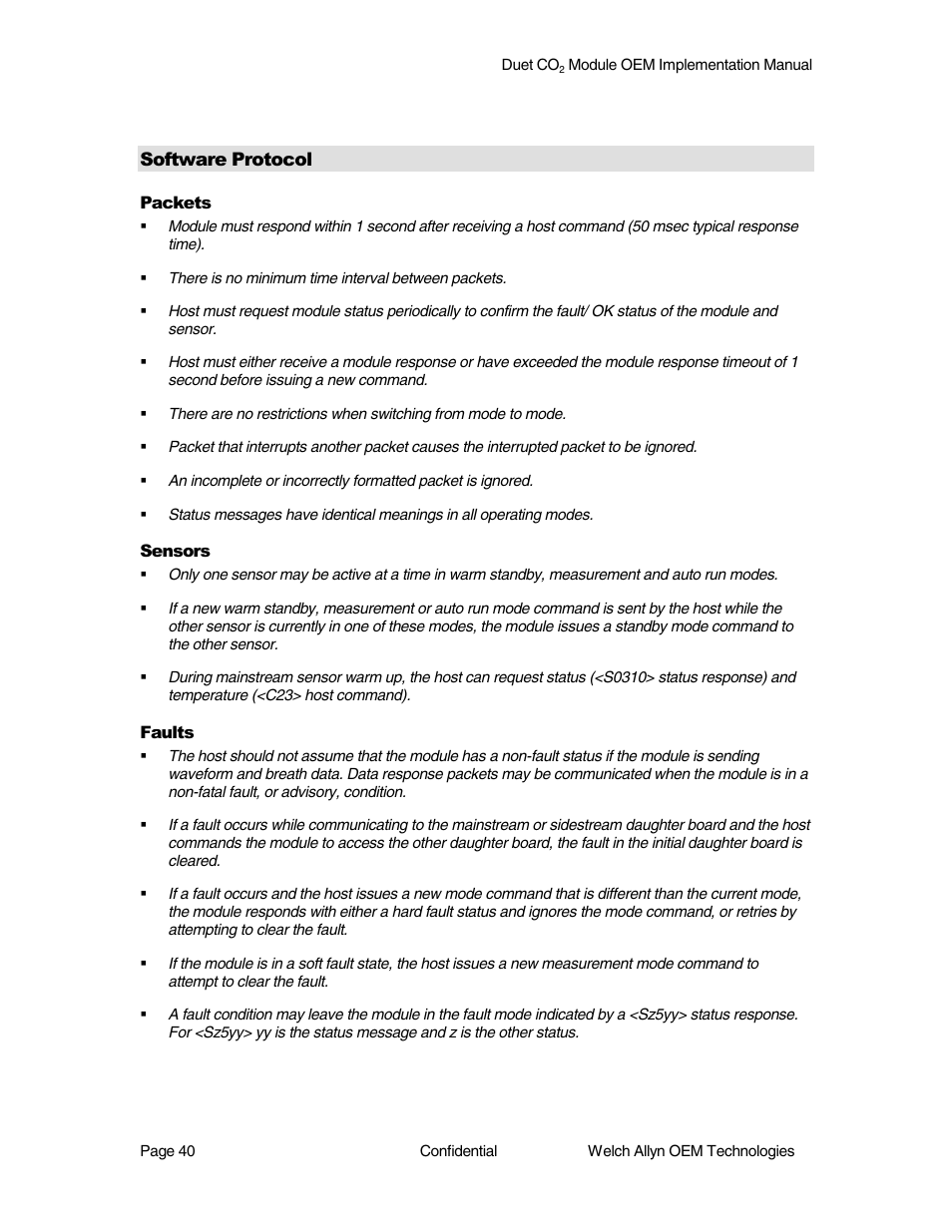 Welch Allyn Duet CO2 Module - User Manual User Manual | Page 40 / 99