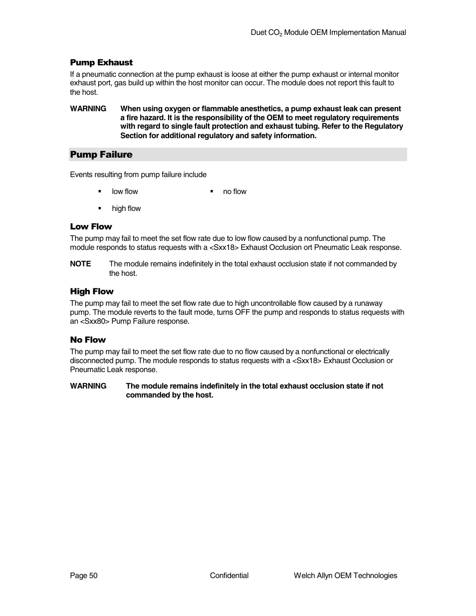 Welch Allyn Duet CO2 Module - User Manual User Manual | Page 50 / 99