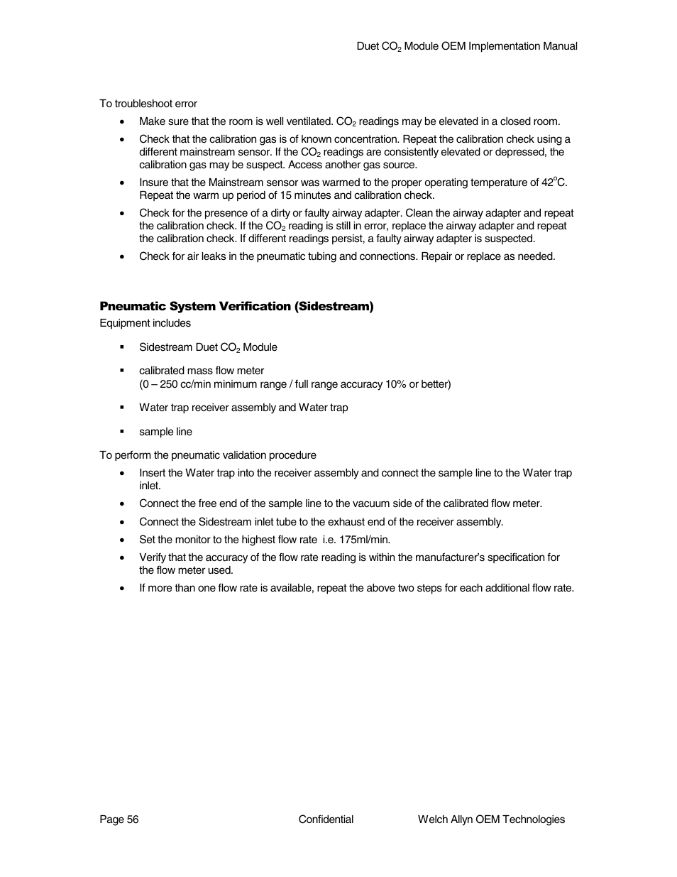 Welch Allyn Duet CO2 Module - User Manual User Manual | Page 56 / 99