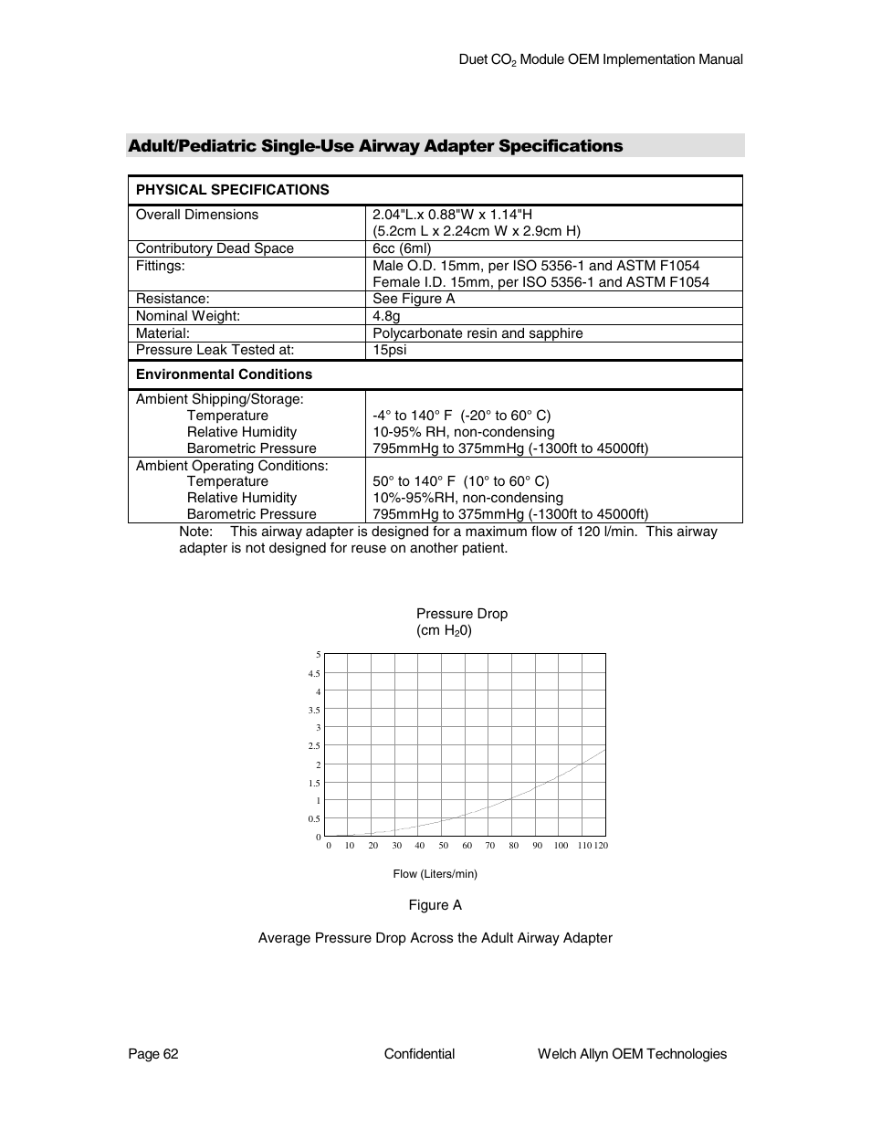 Welch Allyn Duet CO2 Module - User Manual User Manual | Page 62 / 99