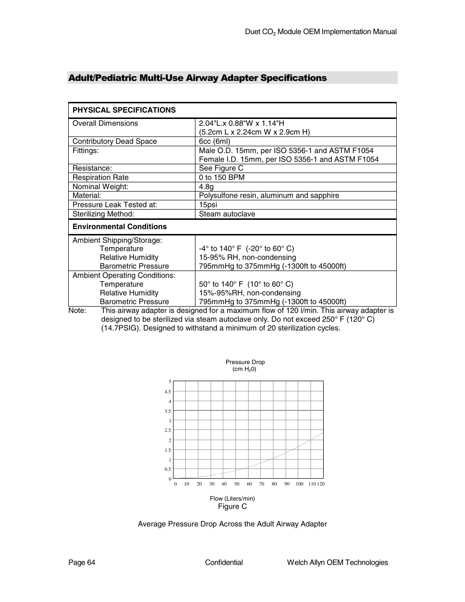 Welch Allyn Duet CO2 Module - User Manual User Manual | Page 64 / 99