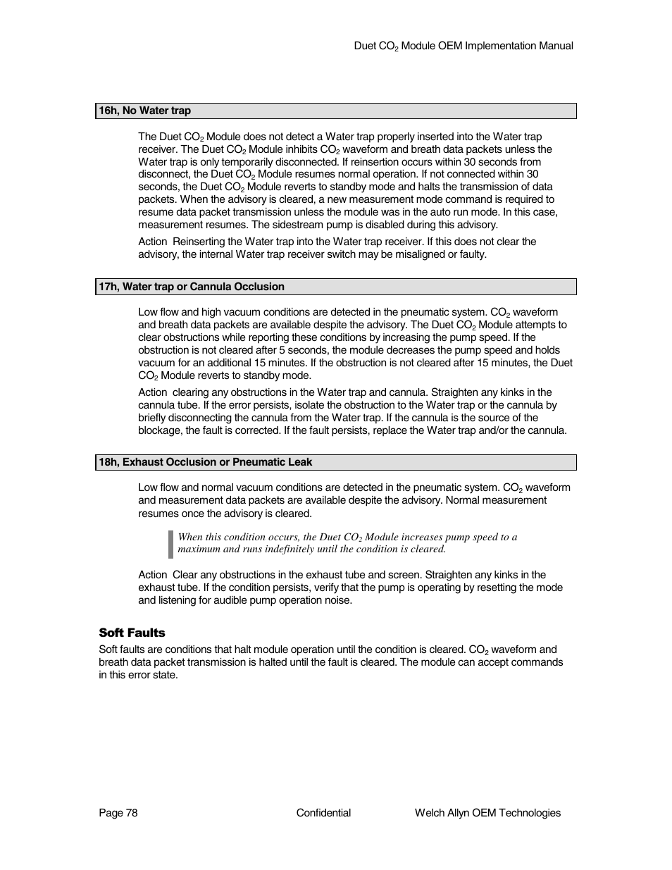 Welch Allyn Duet CO2 Module - User Manual User Manual | Page 78 / 99