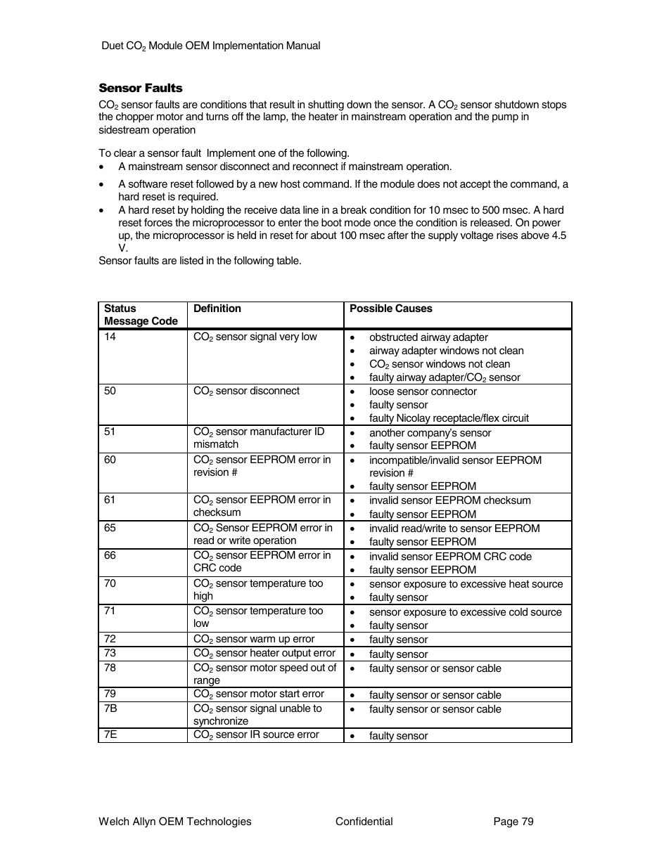Welch Allyn Duet CO2 Module - User Manual User Manual | Page 79 / 99