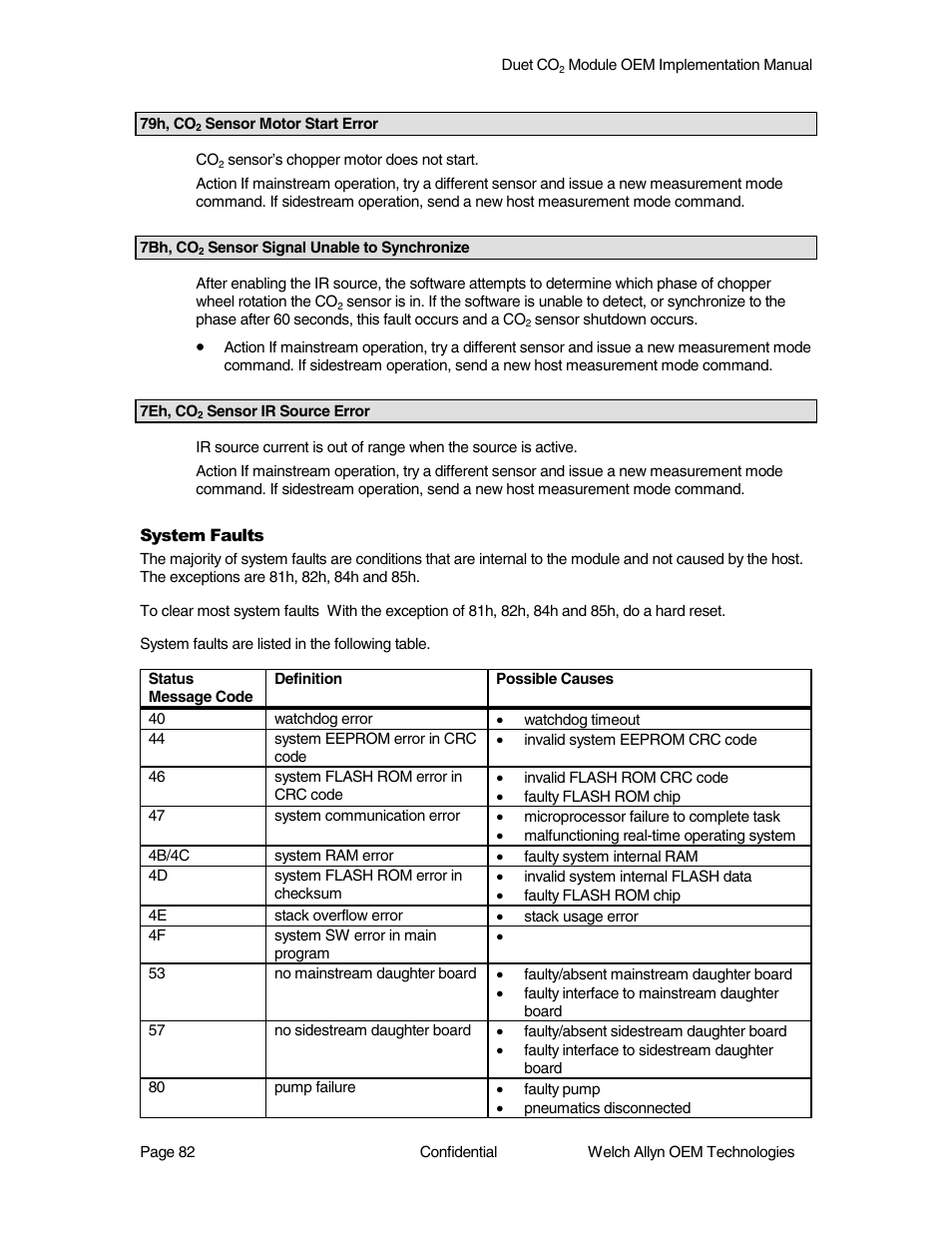 Welch Allyn Duet CO2 Module - User Manual User Manual | Page 82 / 99