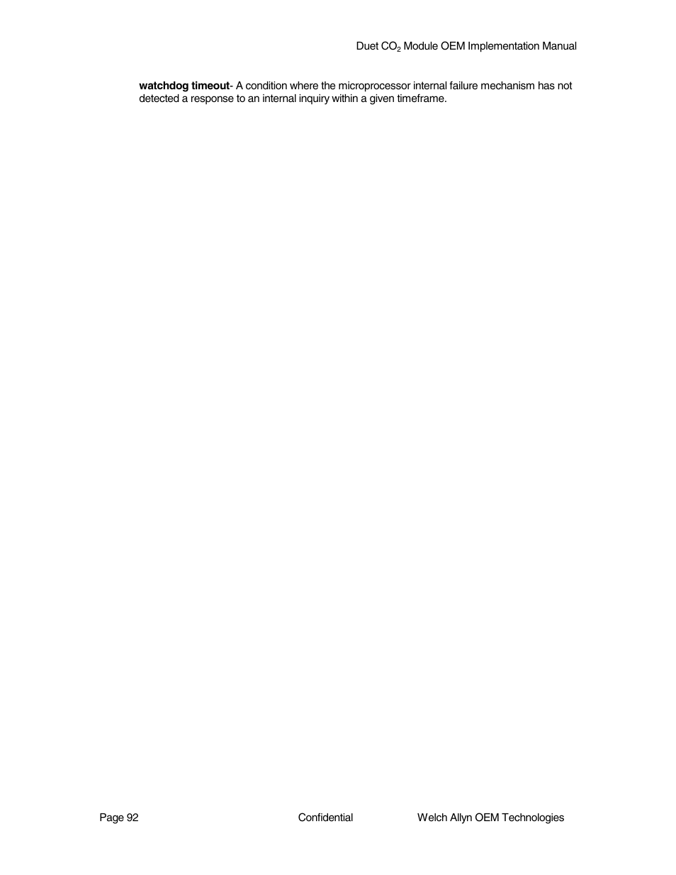 Welch Allyn Duet CO2 Module - User Manual User Manual | Page 92 / 99