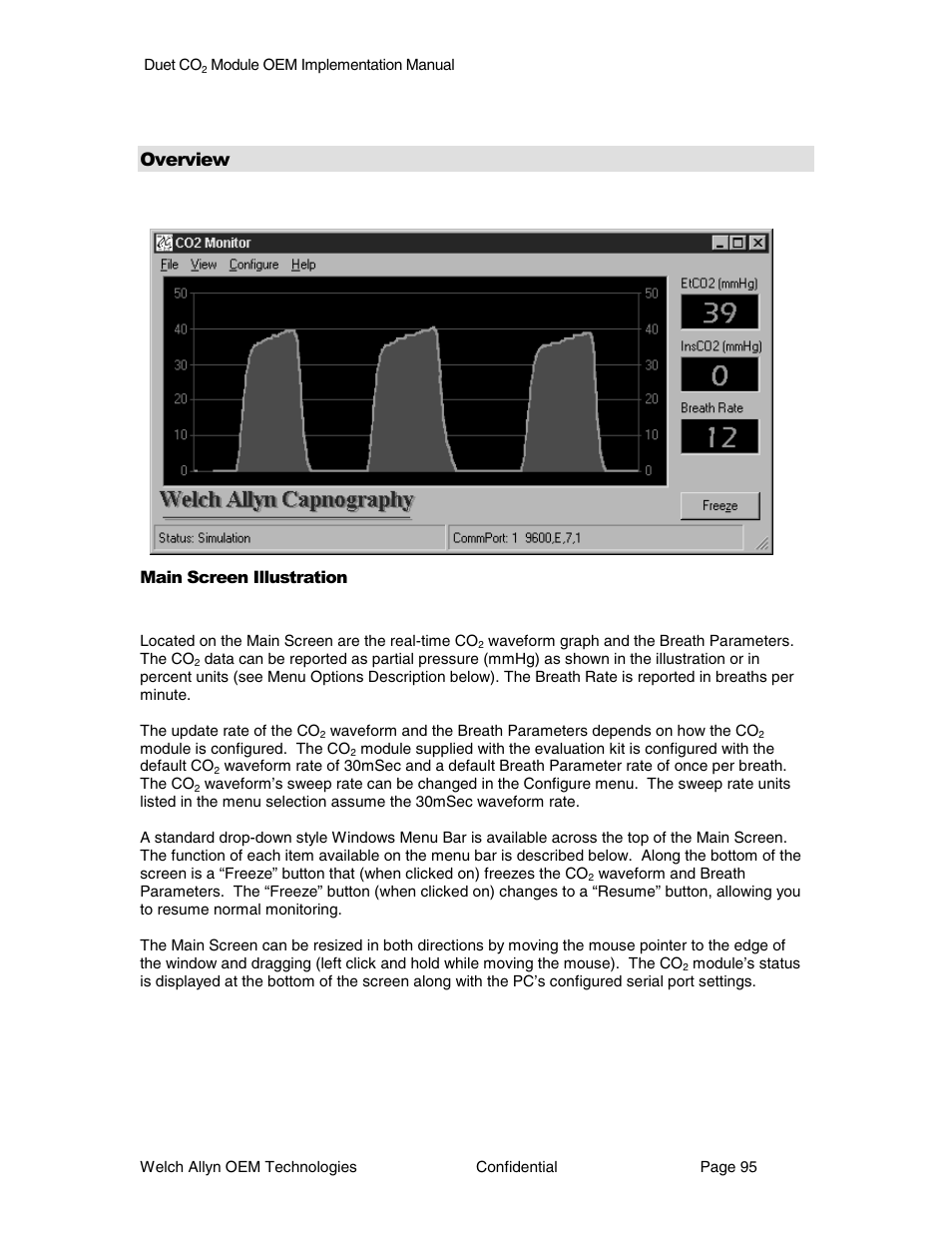 Overview | Welch Allyn Duet CO2 Module - User Manual User Manual | Page 95 / 99