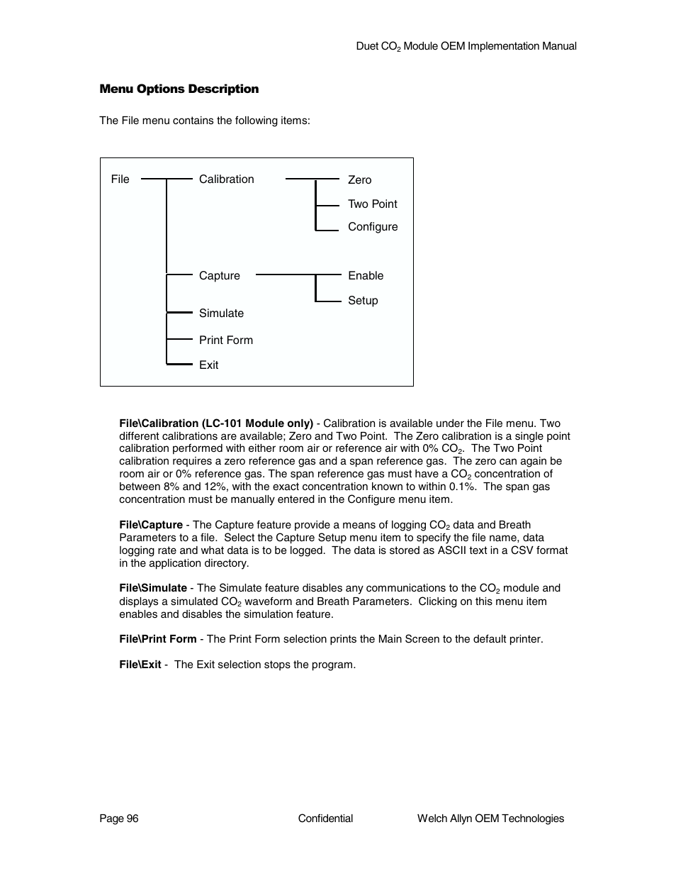 Welch Allyn Duet CO2 Module - User Manual User Manual | Page 96 / 99