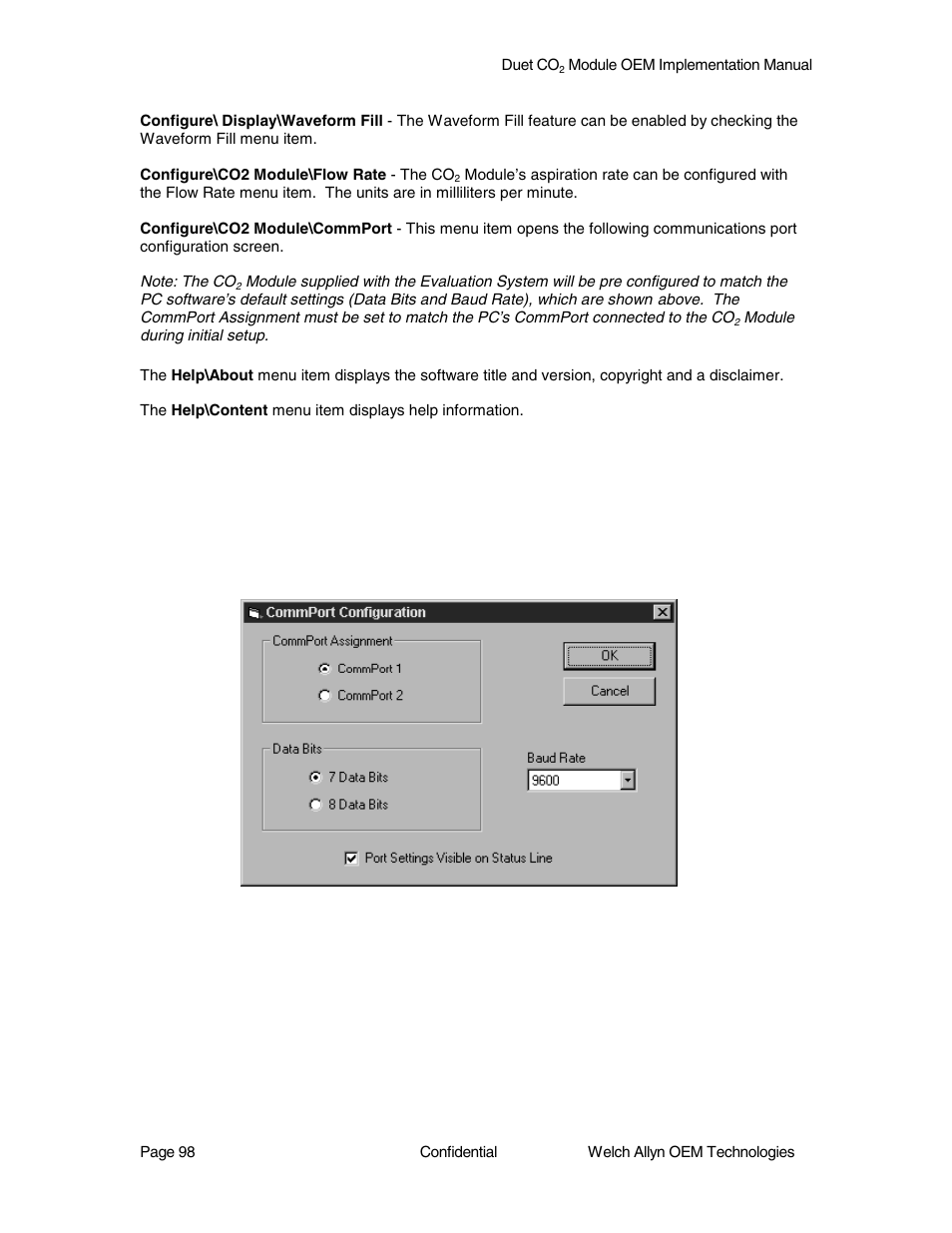Welch Allyn Duet CO2 Module - User Manual User Manual | Page 98 / 99