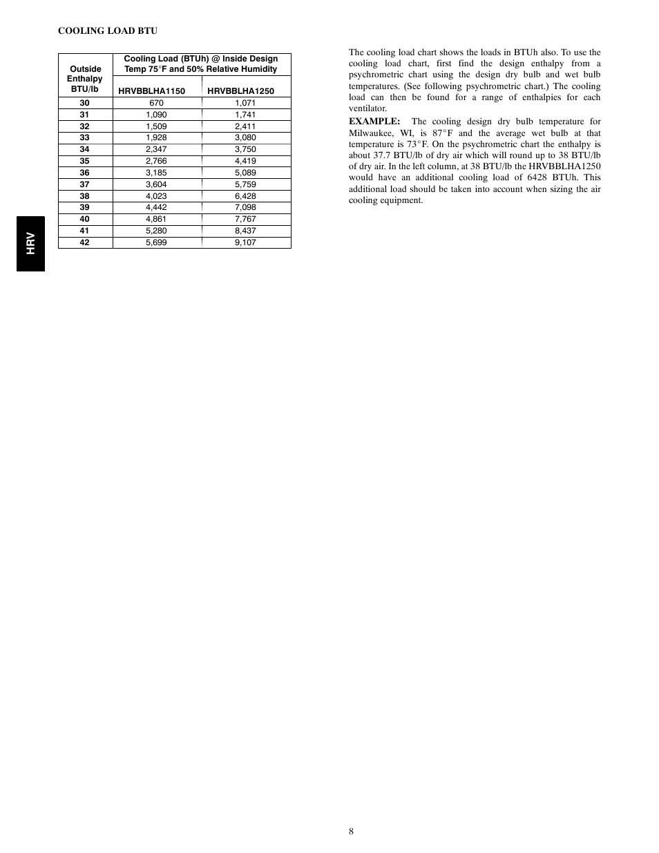 Bryant HRVBBSVA User Manual | Page 8 / 10