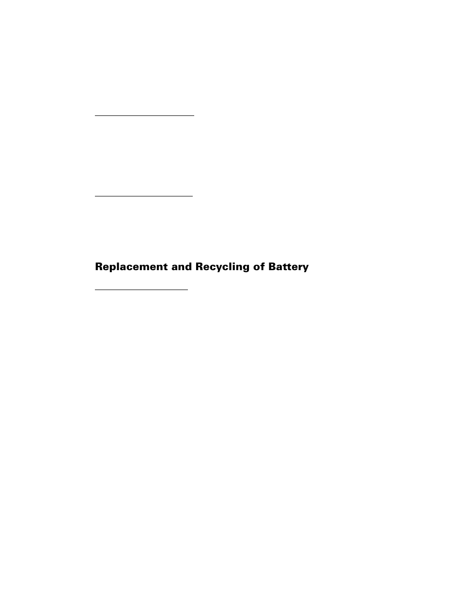 Replacement and recycling of battery | Welch Allyn SureSight Vision Screener Autorefractor - User Manual User Manual | Page 24 / 32