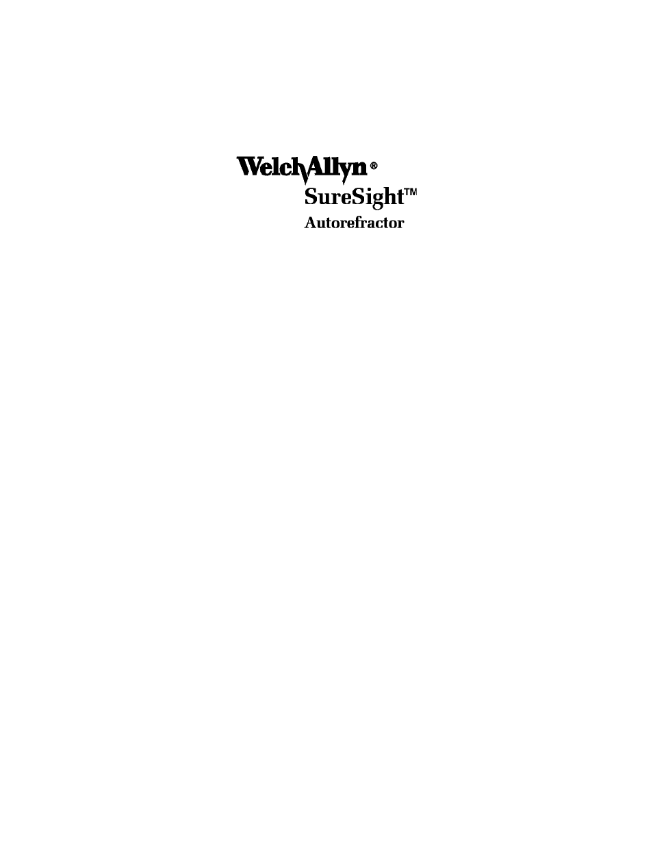Welch Allyn SureSight Vision Screener Autorefractor - User Manual User Manual | Page 3 / 32