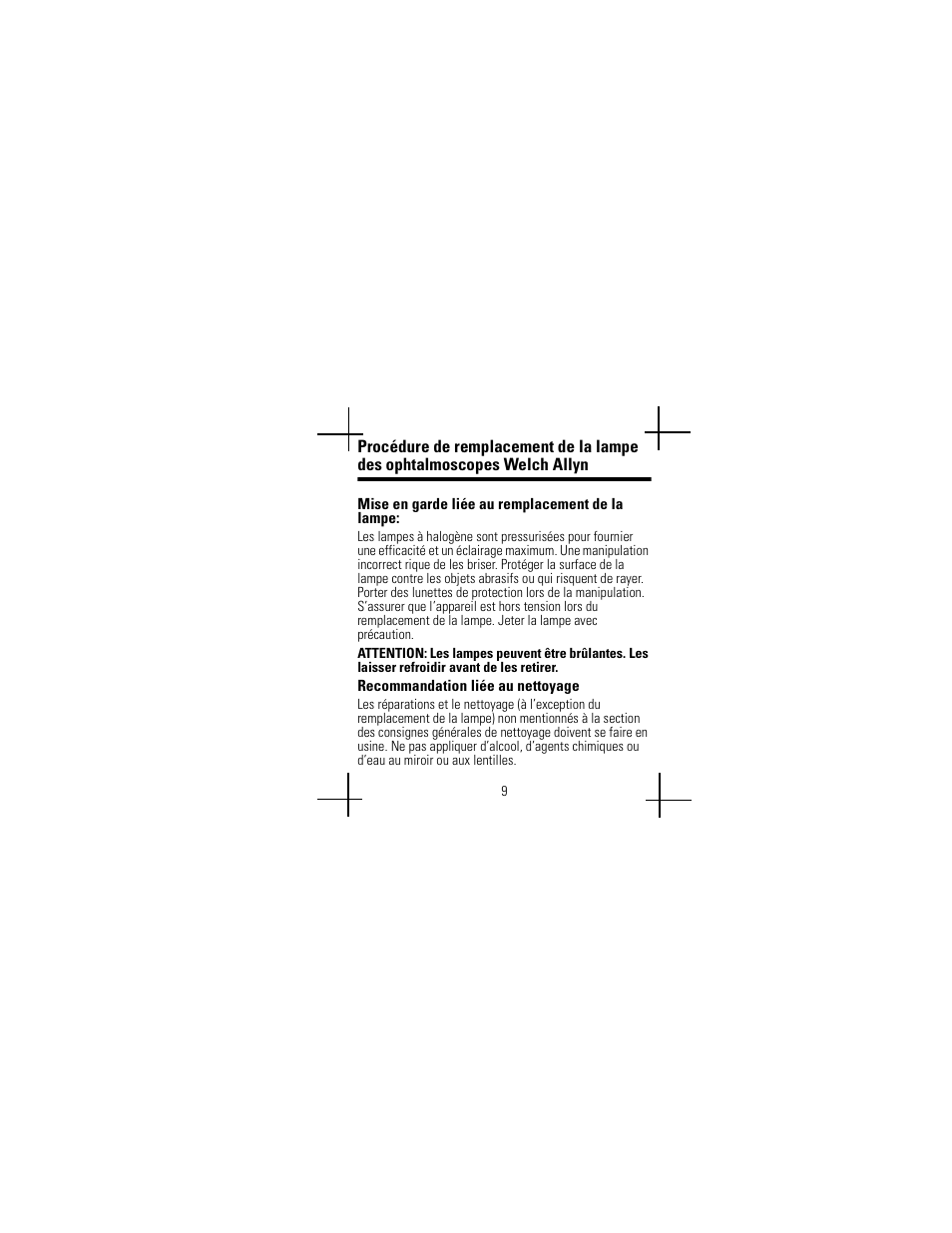 Welch Allyn Lamp Replacement Chart - User Manual User Manual | Page 13 / 56