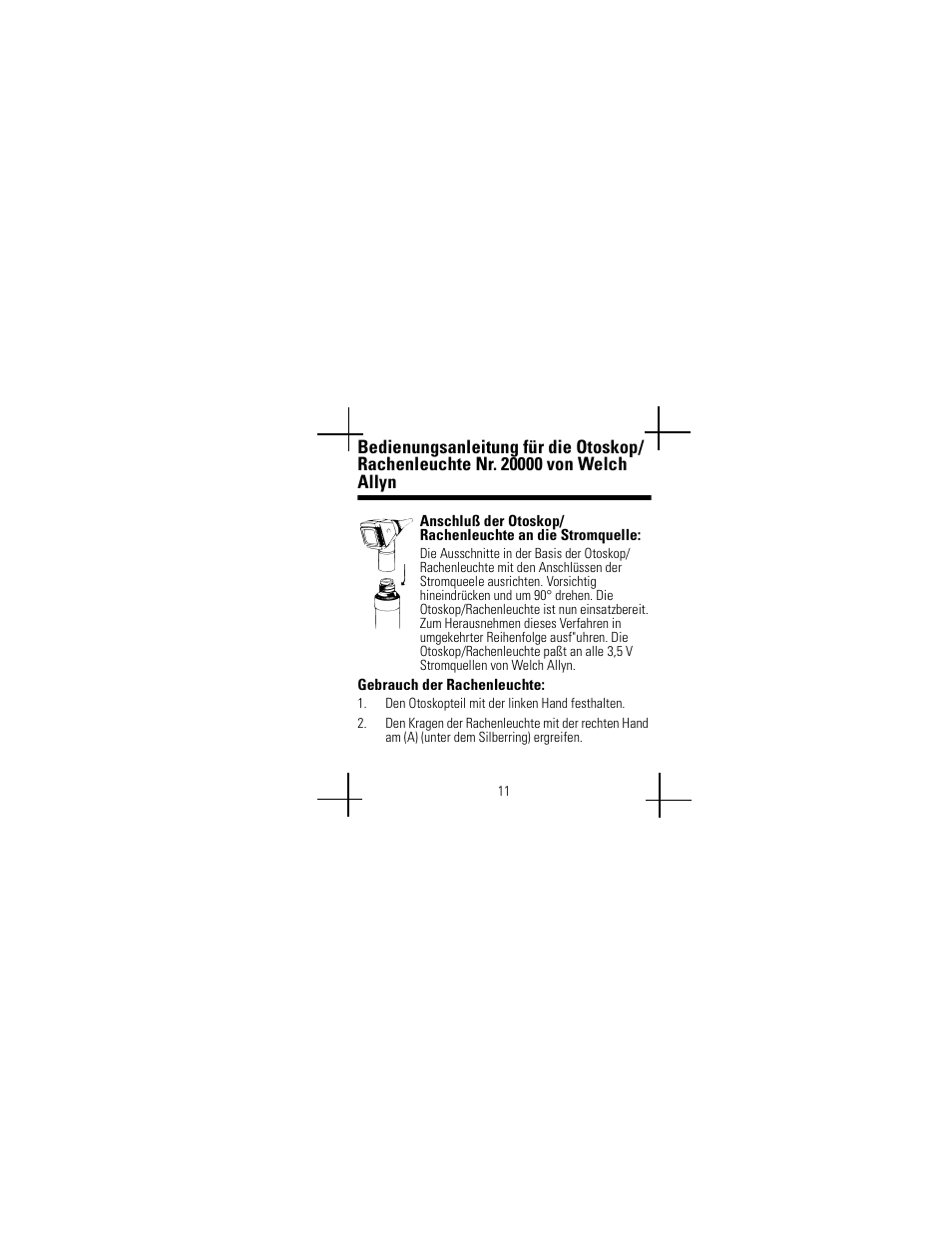 Welch Allyn Lamp Replacement Chart - User Manual User Manual | Page 15 / 56