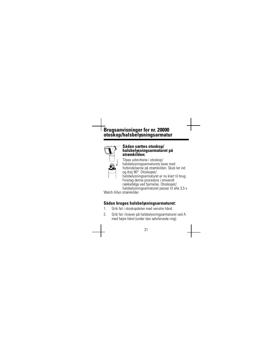 Welch Allyn Lamp Replacement Chart - User Manual User Manual | Page 35 / 56