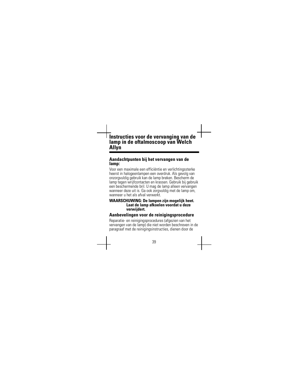 Welch Allyn Lamp Replacement Chart - User Manual User Manual | Page 43 / 56