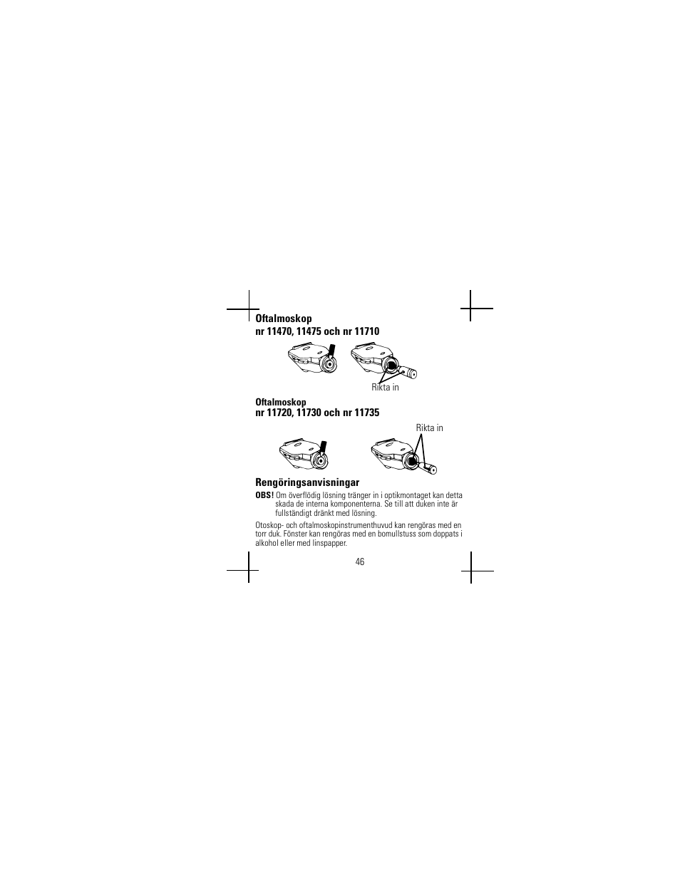 Welch Allyn Lamp Replacement Chart - User Manual User Manual | Page 50 / 56