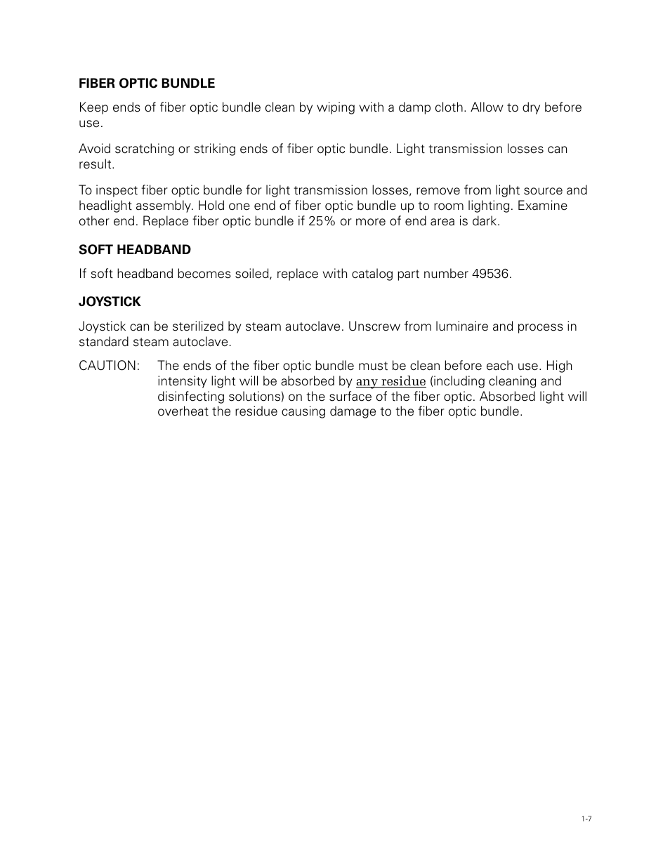 Welch Allyn Fiber Optic Headlight - User Manual User Manual | Page 11 / 112