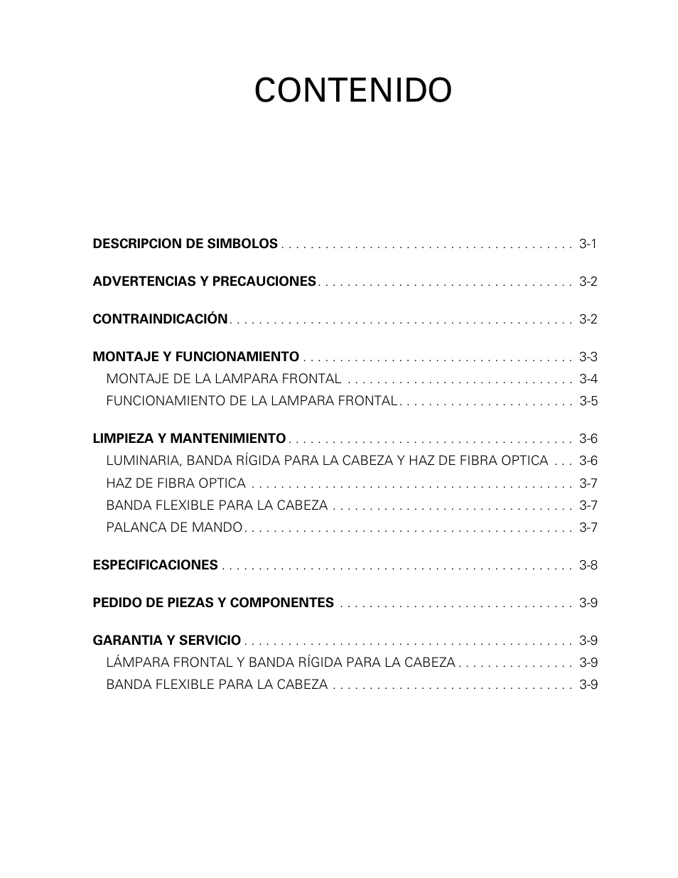 Welch Allyn Fiber Optic Headlight - User Manual User Manual | Page 27 / 112