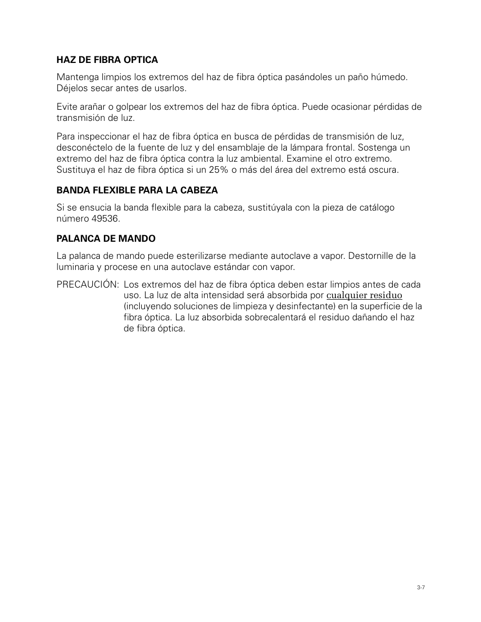 Welch Allyn Fiber Optic Headlight - User Manual User Manual | Page 35 / 112