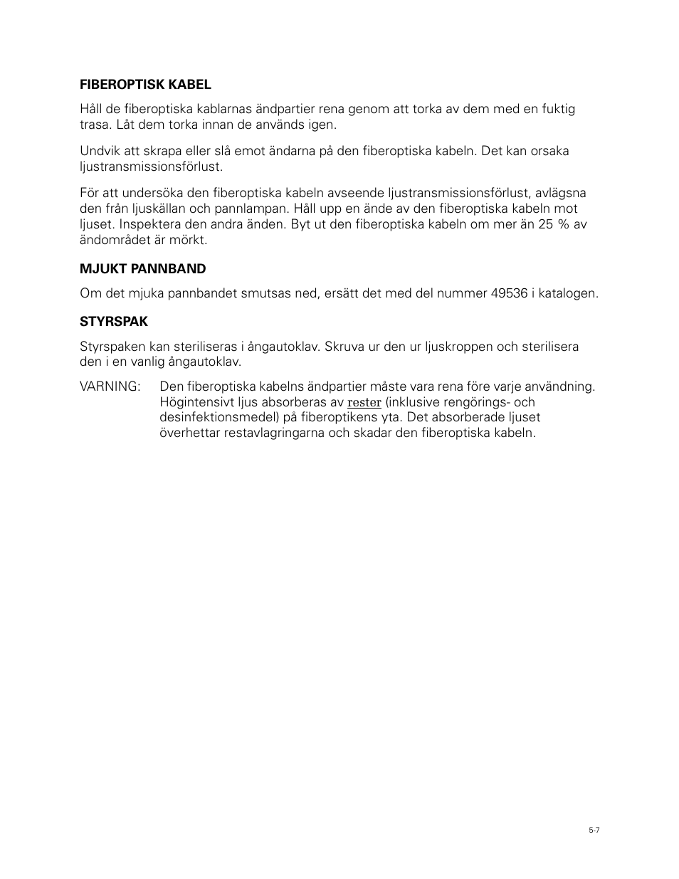 Welch Allyn Fiber Optic Headlight - User Manual User Manual | Page 59 / 112