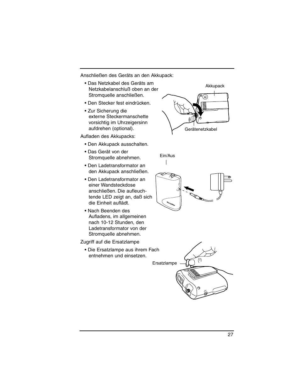 Welch Allyn Lumiview Power Sources(Portable and Direct Lug-In) - User Manual User Manual | Page 29 / 40