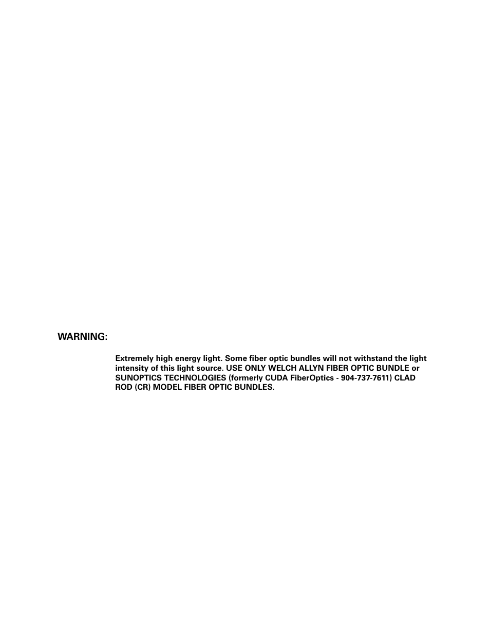 Welch Allyn XENON 300 LIGHT SOURCE - User Manual User Manual | Page 5 / 22