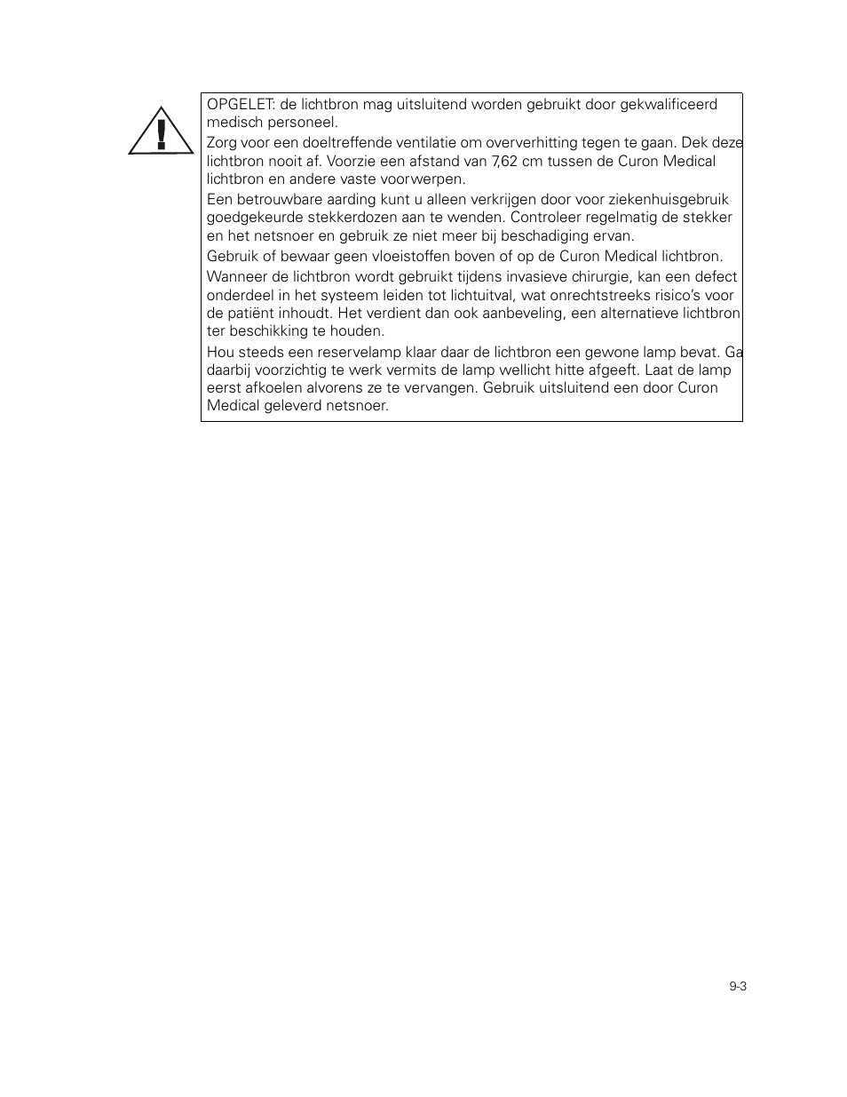 Welch Allyn Curon Medical Light Source - User Manual User Manual | Page 127 / 182