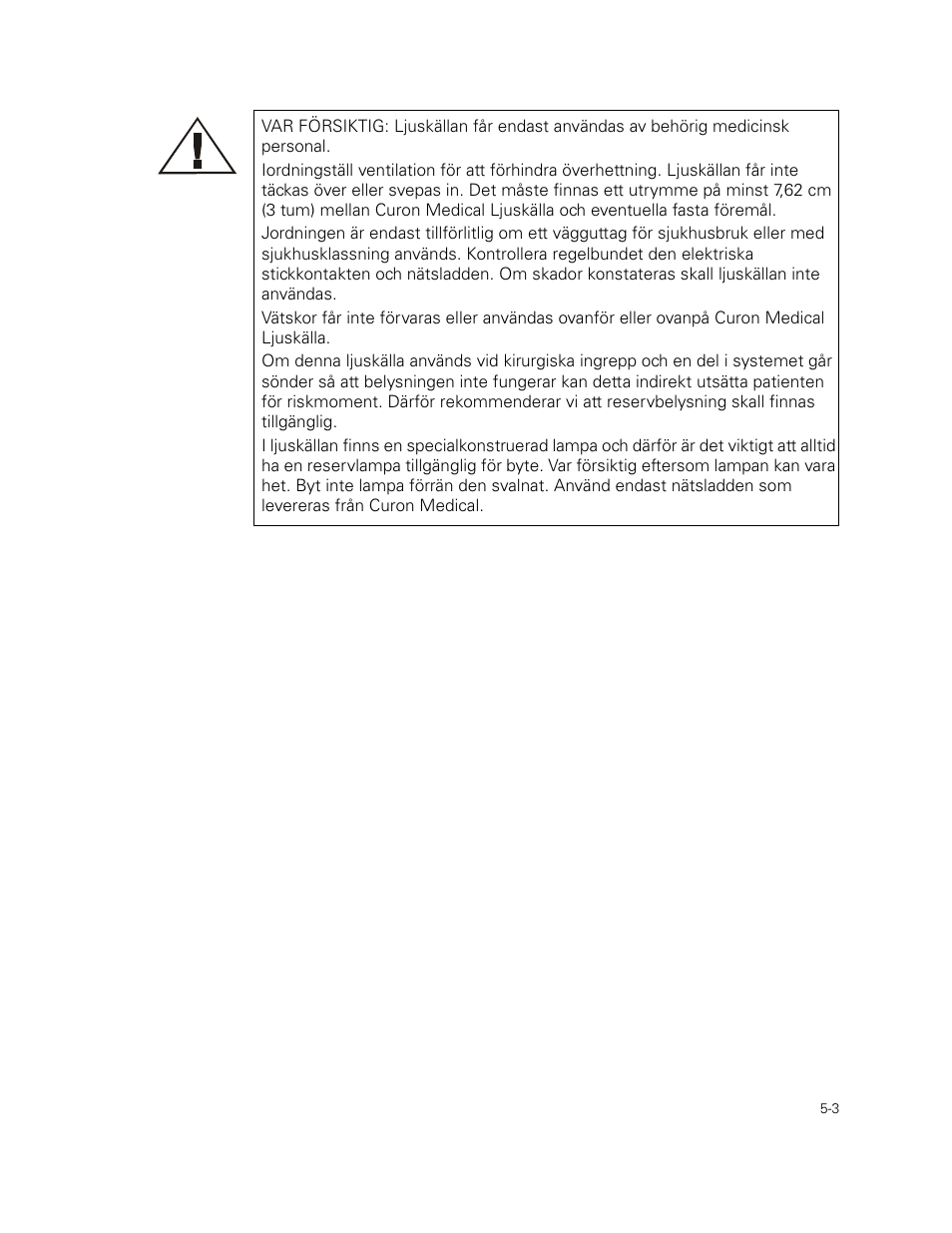 Welch Allyn Curon Medical Light Source - User Manual User Manual | Page 65 / 182