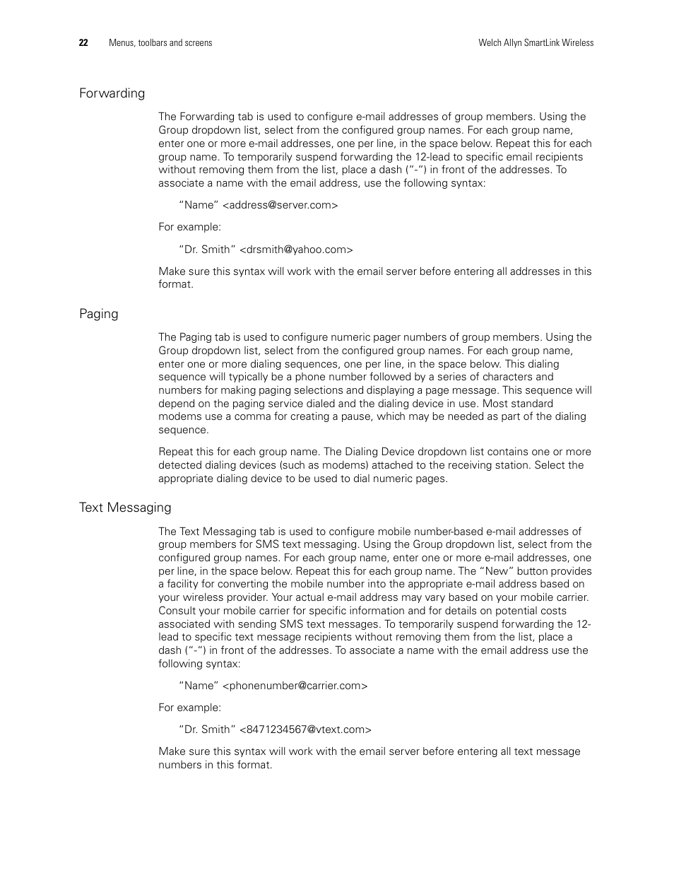 Welch Allyn SmartLinkTM Wireless - User Manual User Manual | Page 26 / 42