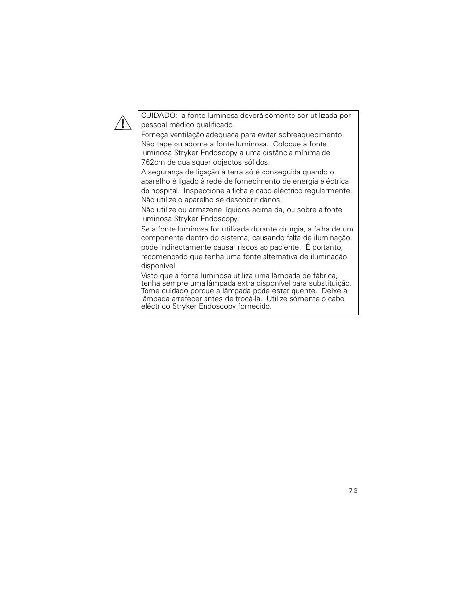 Welch Allyn Stryker Light Source For Q2002-00, Q2002-02, Q2002-04, Q2002-06 - User Manual User Manual | Page 115 / 160