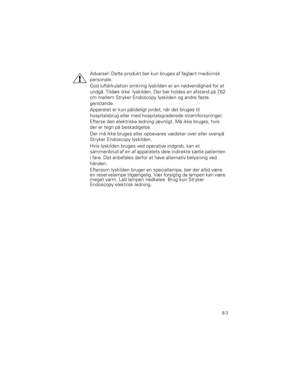 Welch Allyn Stryker Light Source For Q2002-00, Q2002-02, Q2002-04, Q2002-06 - User Manual User Manual | Page 131 / 160