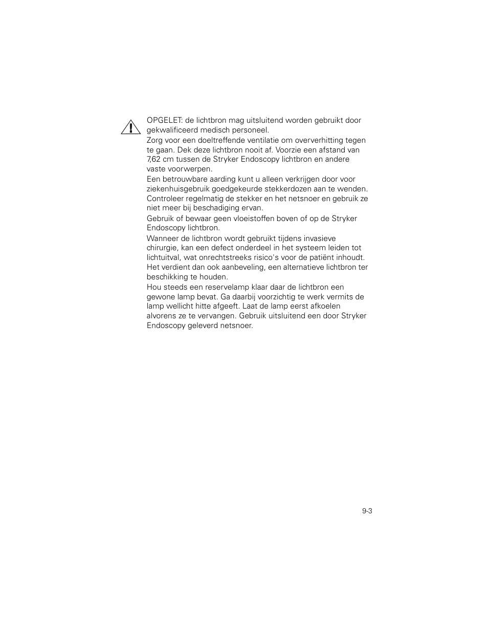 Welch Allyn Stryker Light Source For Q2002-00, Q2002-02, Q2002-04, Q2002-06 - User Manual User Manual | Page 147 / 160