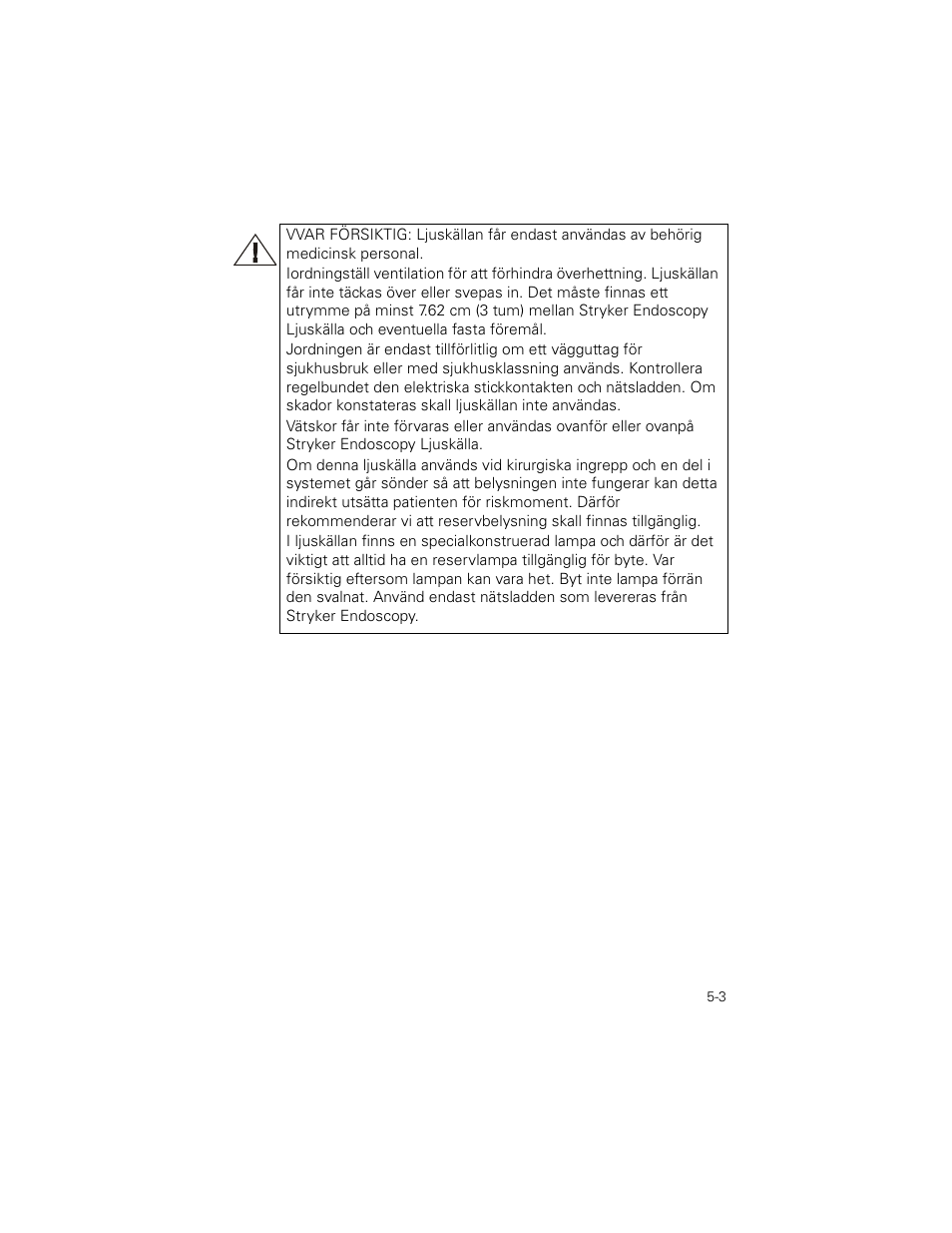 Welch Allyn Stryker Light Source For Q2002-00, Q2002-02, Q2002-04, Q2002-06 - User Manual User Manual | Page 79 / 160